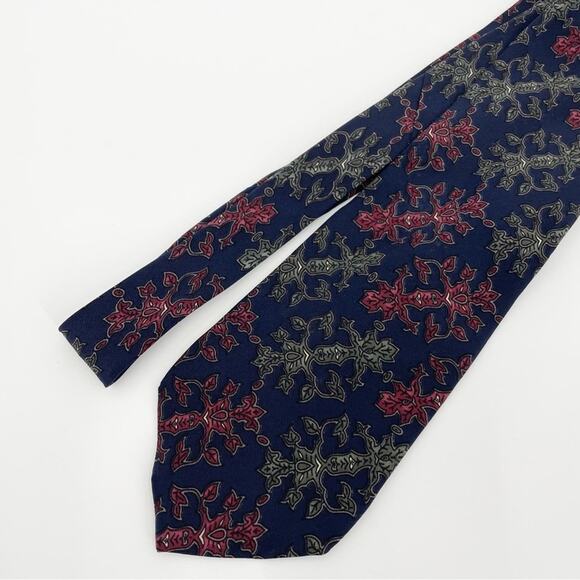Vintage Christian Dior Silk Tie Navy - Picture 2 of 6